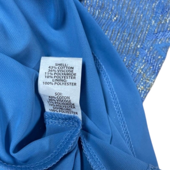 NWT Ramy Brook Lurex Paris Sleeveless Mini Dress. Size Medium - Picture 8 of 9